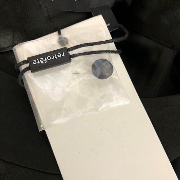 Retrofete Sab Dress Halter Maxi Black NWT L - Picture 11 of 14